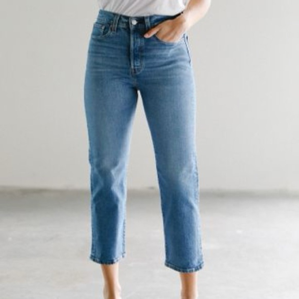 Levi’s Wedgie Straight Jeans Medium Wash